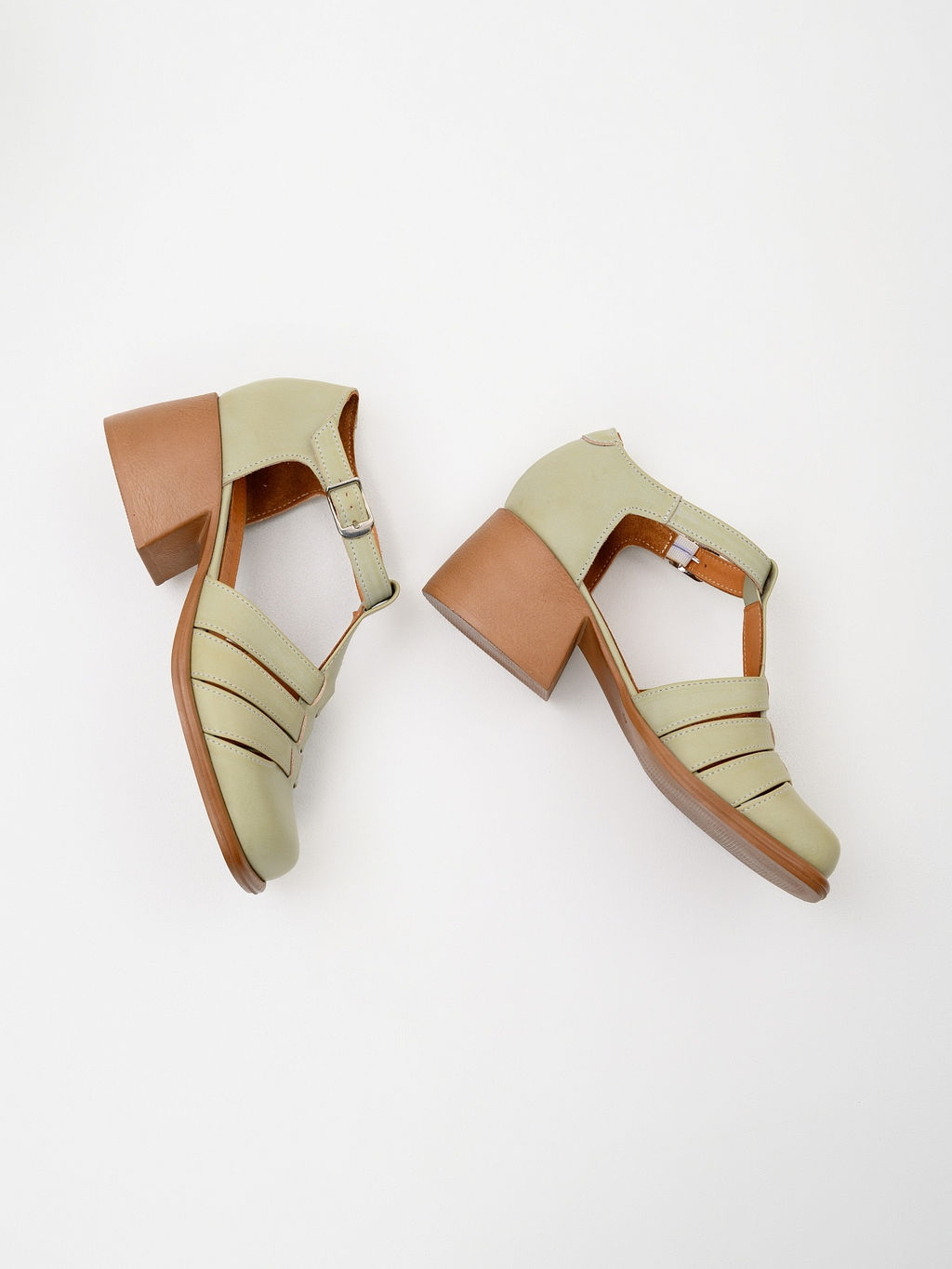 Босоножки 5036.23663bе.Вакса олива+коричневый