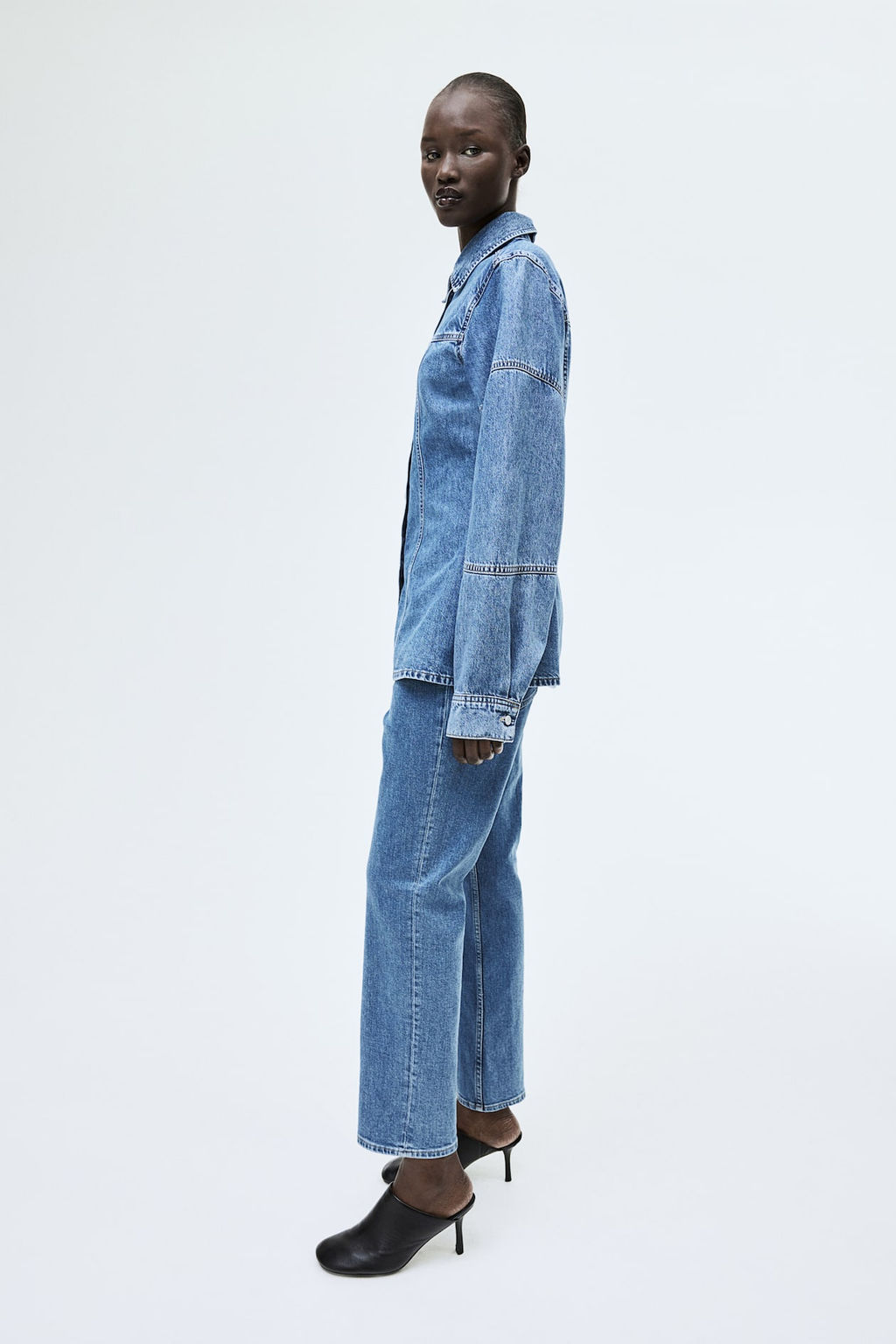 Camisa denim - H&m фото 4