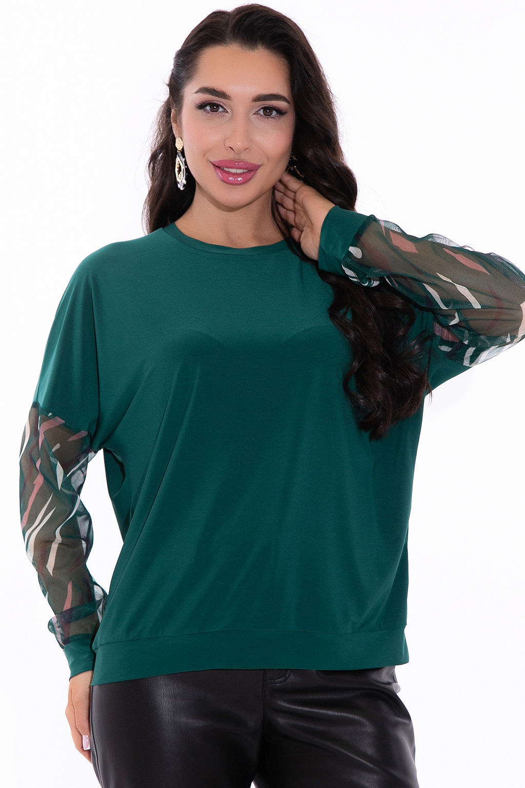 Свитшот (изумруд) - Эльза фото 2