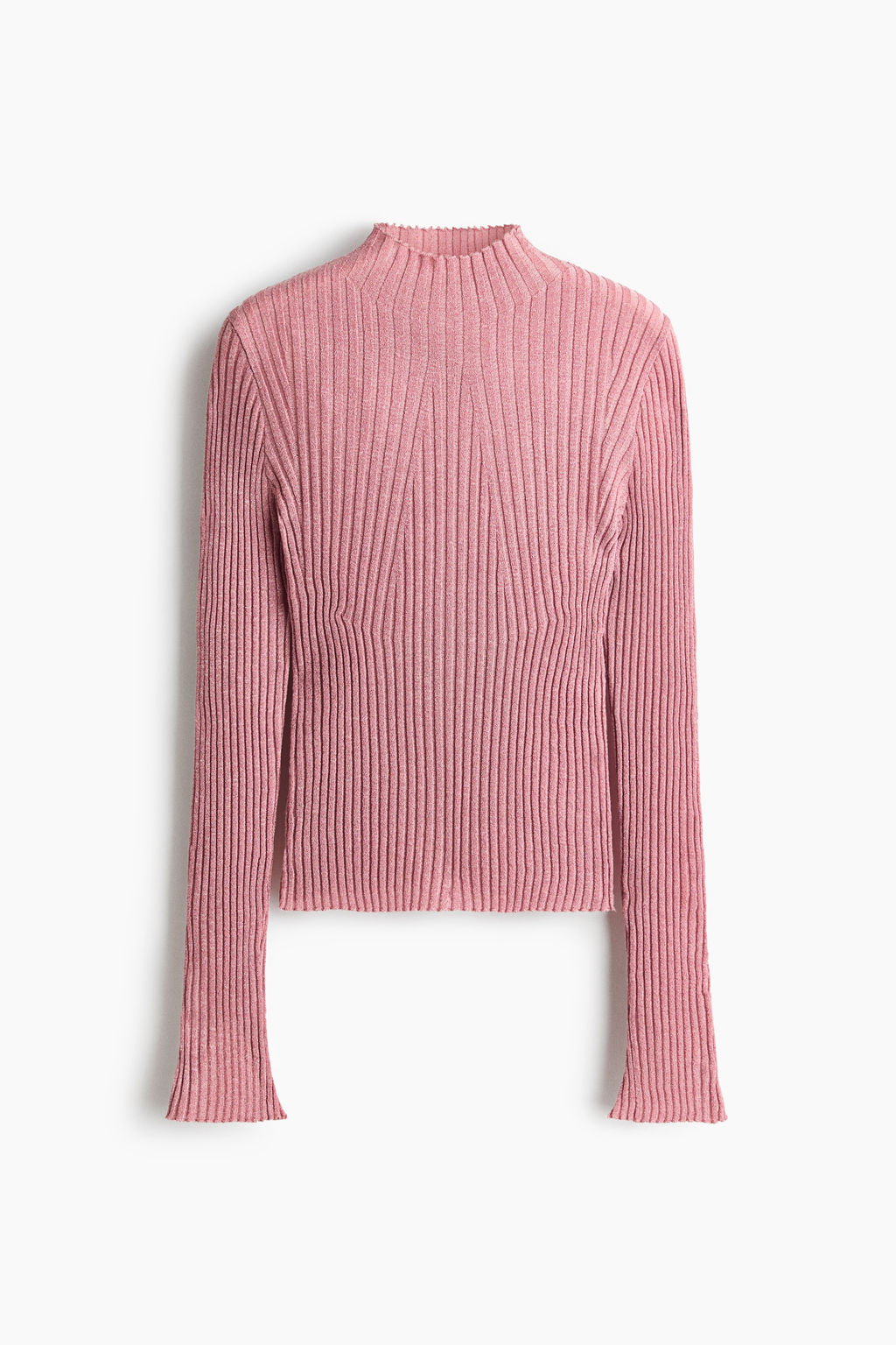Top brillante con cuello perkins - H&m фото 2