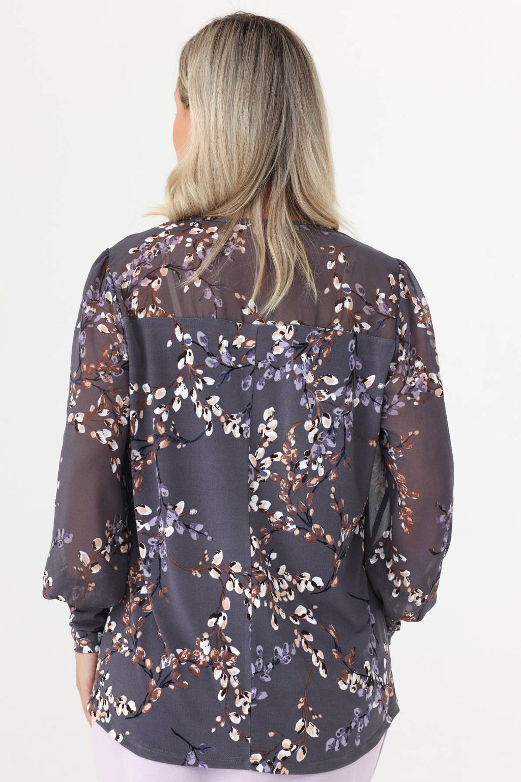 Блузка женская 4021/11/Серый - Rise фото 4