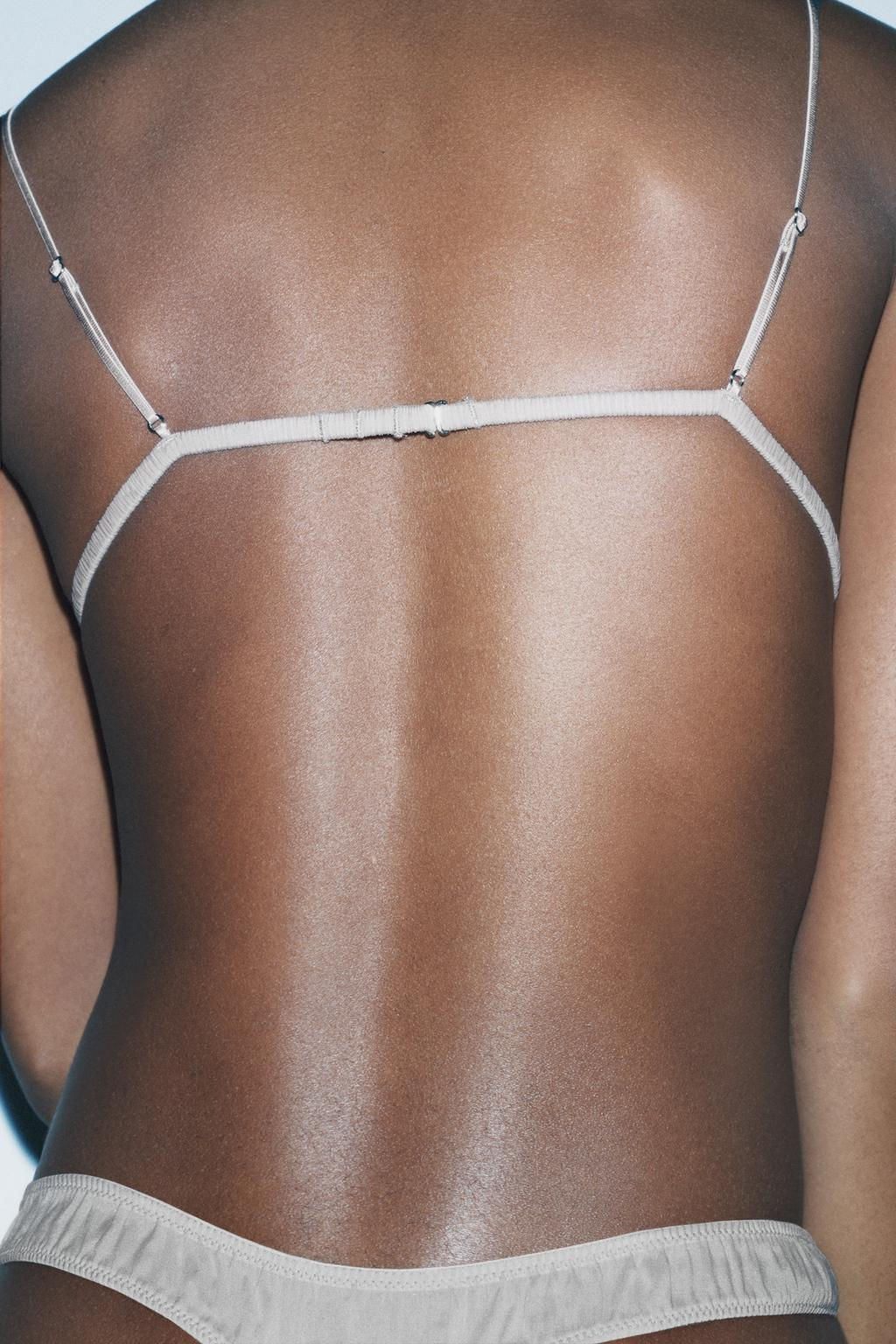 SILK TRIANGLE BRALETTE - Zara фото 7