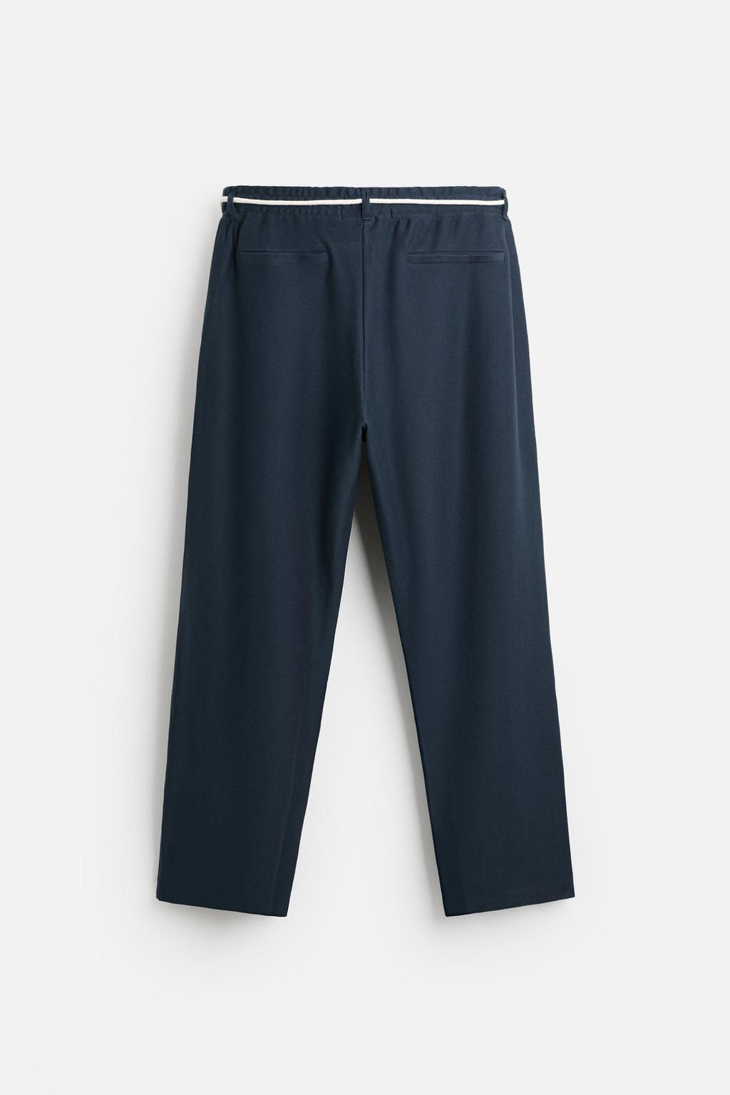 KONTRAST KEMERLI PANTOLON - Zara фото 7