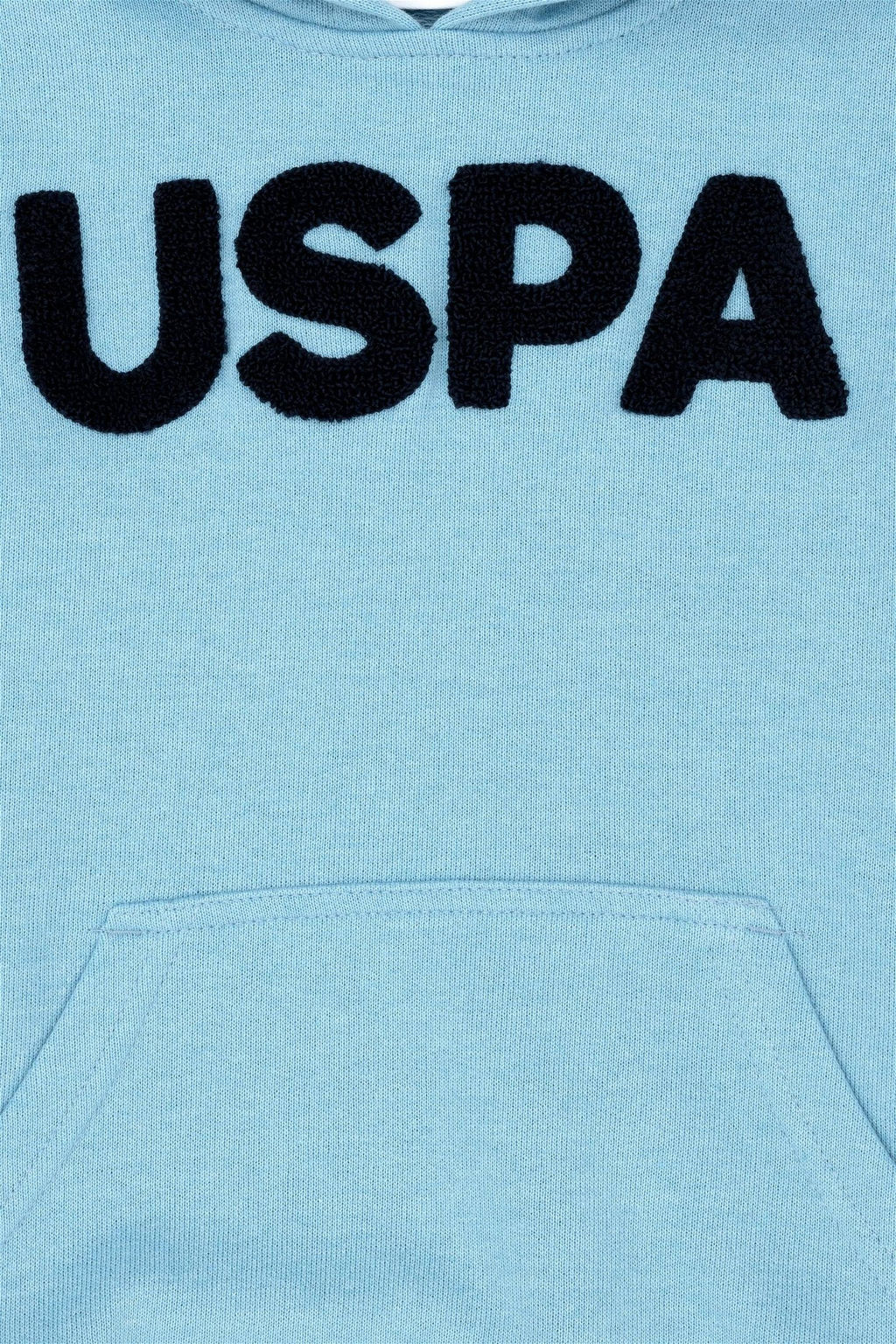 U. S. Polo Assn Детская синяя базовая толстовка с капюшоном - U.s. polo assn фото 4