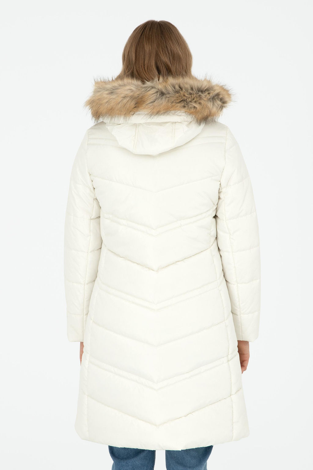 Женское кремовое пальто Неожиданная скидка в корзине