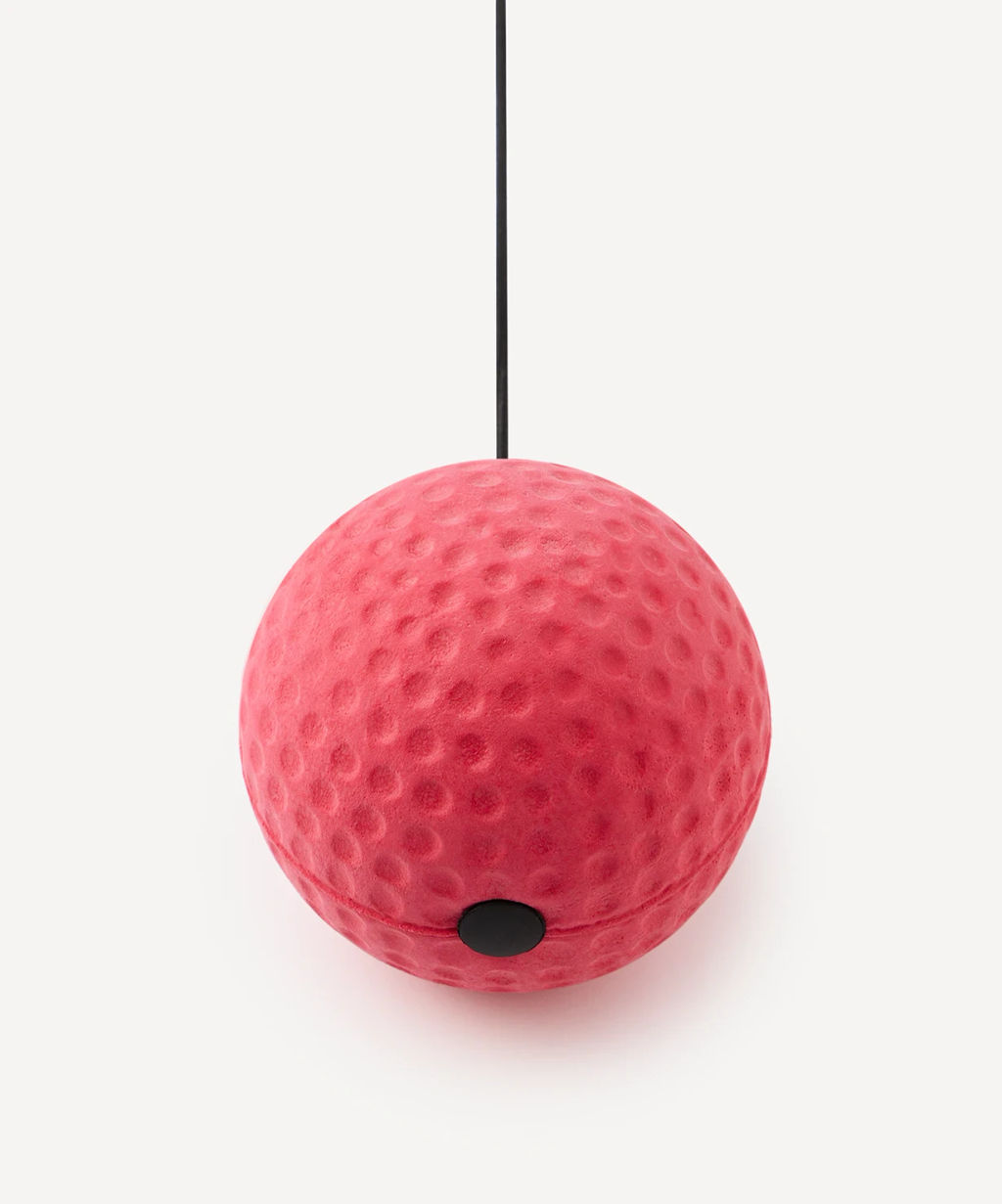 Мяч боевой INSANE IN24-FB102 на резинке, красный  фото 2