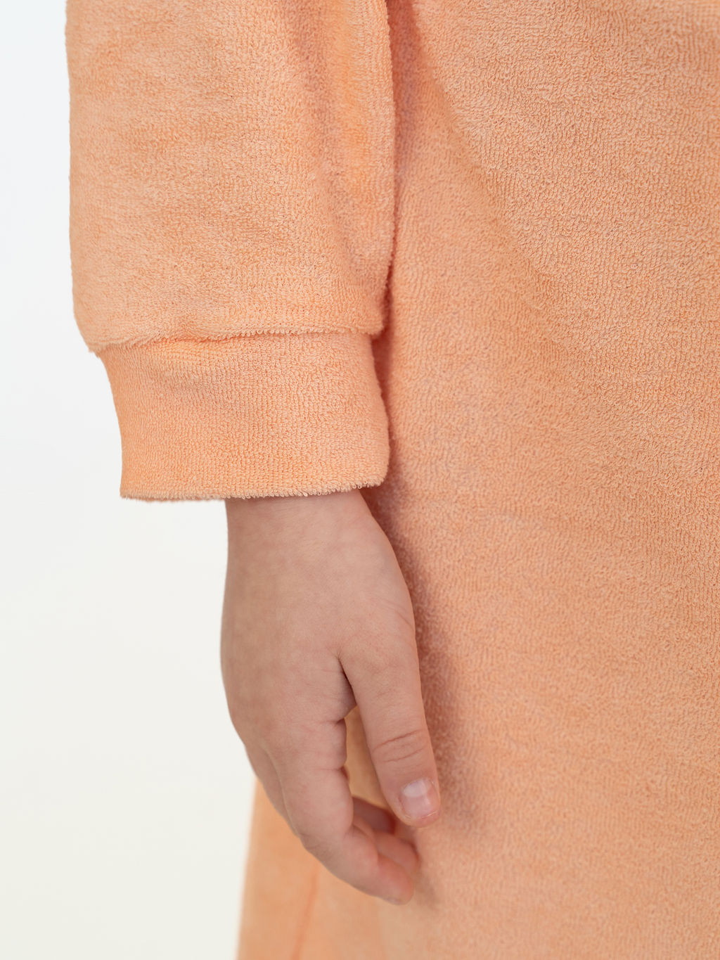 Халат детский светло-персиковый 908/1 (98, 56)