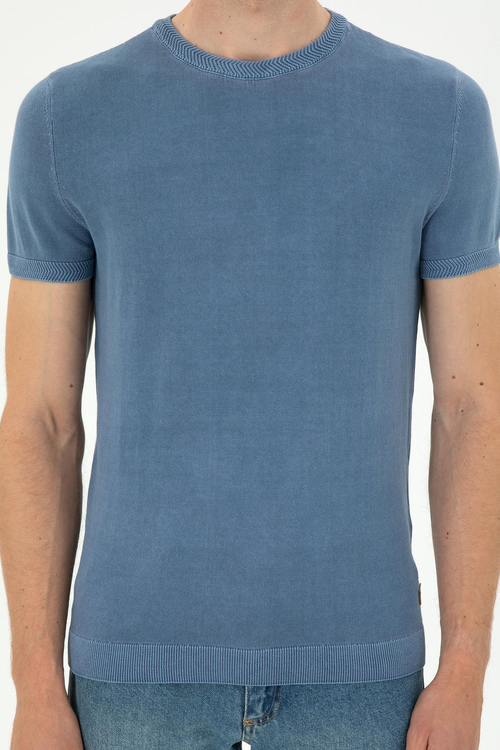 Мужской свитер цвета индиго Неожиданная скидка в корзине - U.s. polo assn фото 6