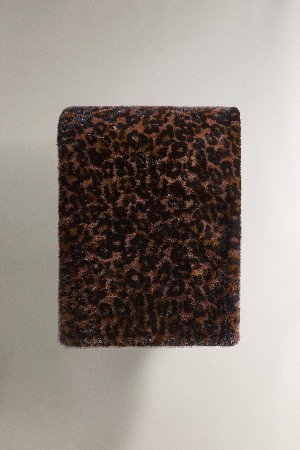 LEOPARD PRINT FAUX FUR THROW - Zara фото 4