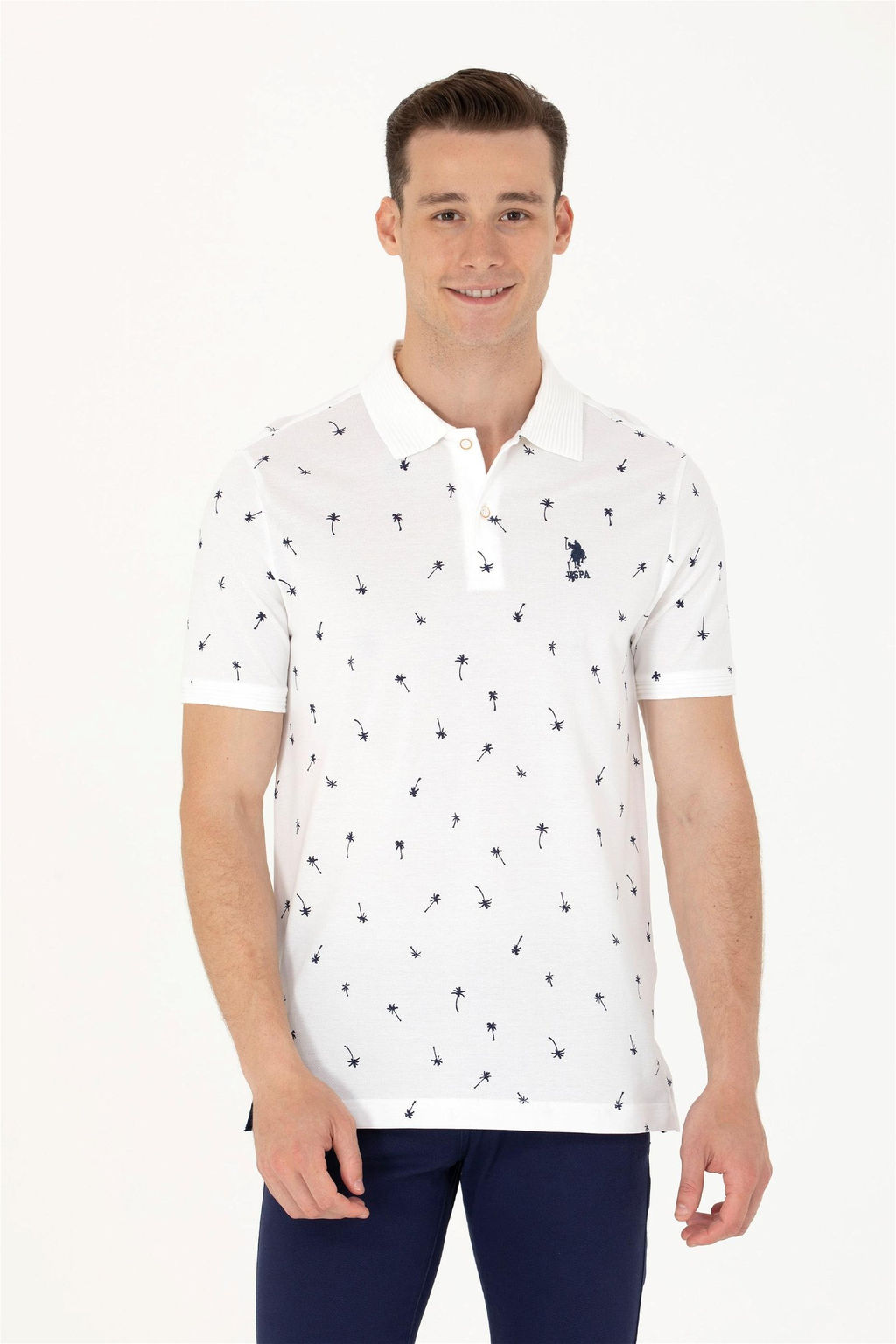 Мужская белая футболка - U.s. polo assn фото 3