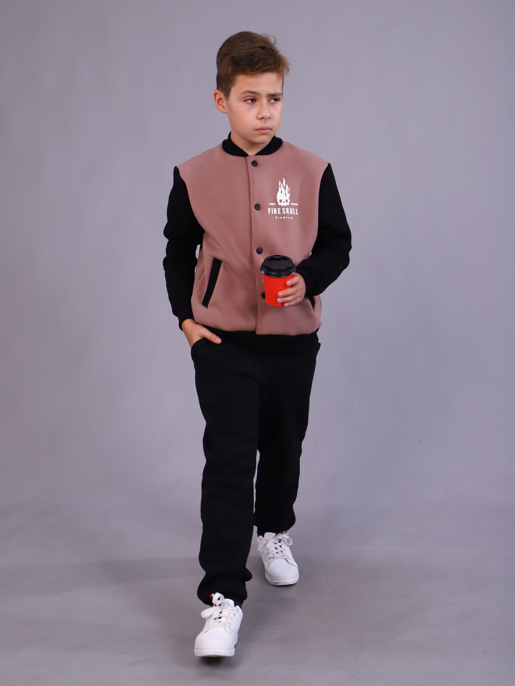 Бомбер Движение коричневый Ладошки фото 6