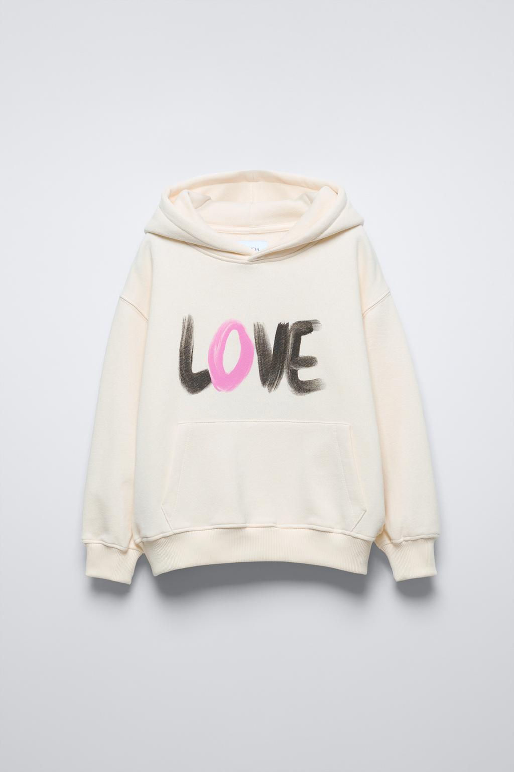 LOVE SLOGAN SWEATSHIRT - Zara фото 2