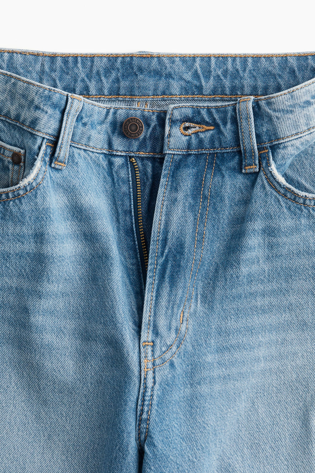 Curvy Fit Wide Ultra High Jeans - H&m фото 10
