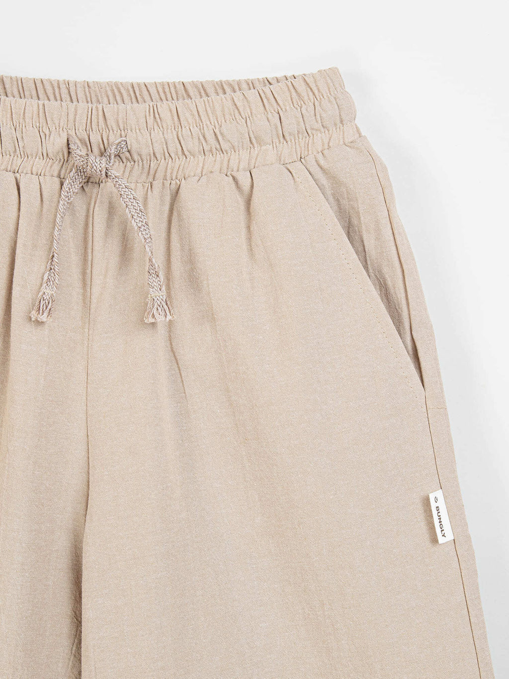 Брюки палаццо хлопковые Песок - Bungly фото 3