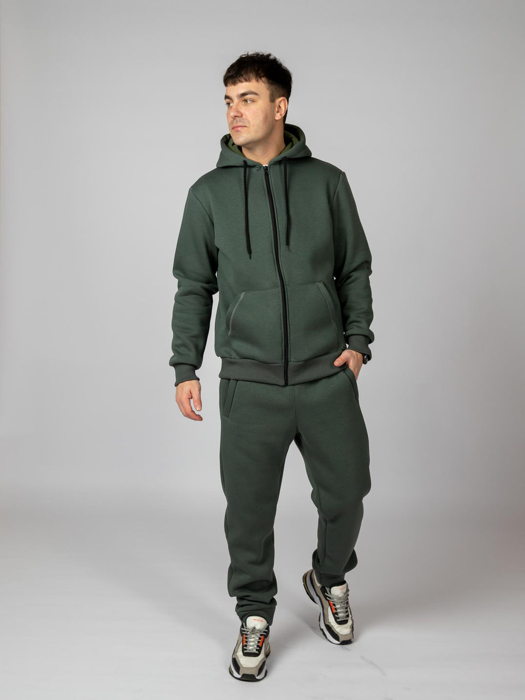 Мужской Спортивный костюм БГ016 Темный графит от Спортсоло - Sportsolo фото 16