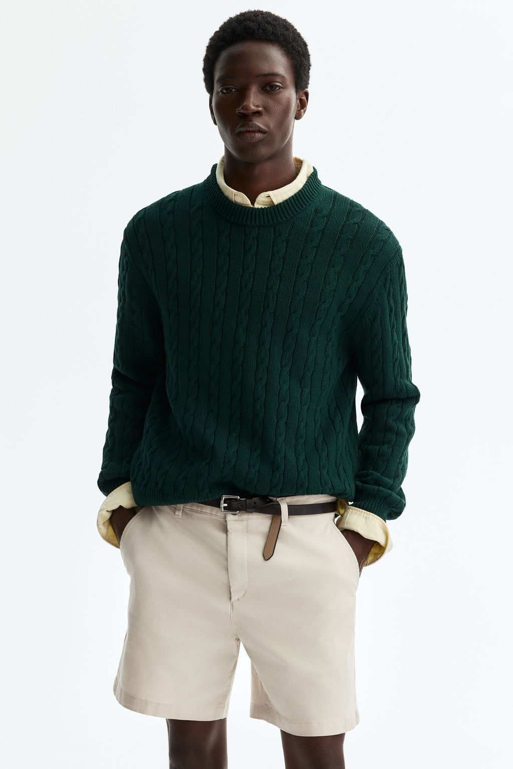 Chinos cortos de algod?n Regular Fit - H&m фото 6