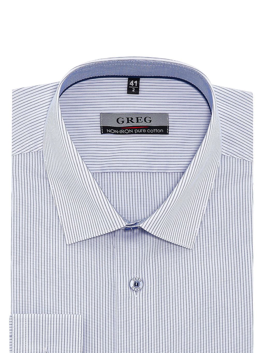 Сорочка мужская длинный рукав GREG 121/231/2232/Z/1p  фото 3
