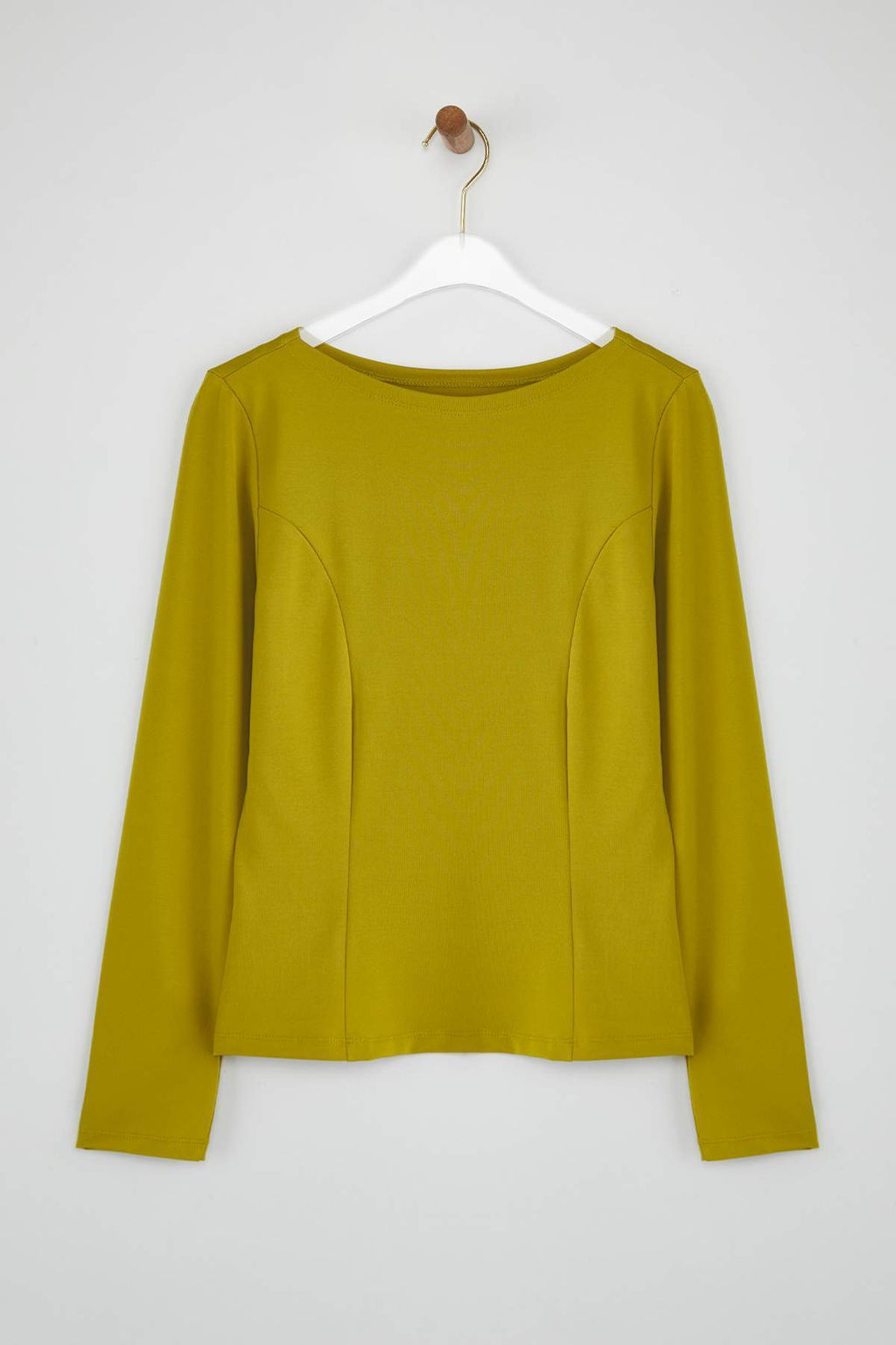 Siyah Fitted/Vucuda Oturan Uzun Kollu Kay?k Yaka Esnek Orme Bluz TWOAW26BZ00108 - Trendyolmilla фото 9