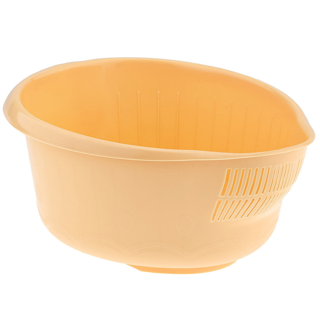 Фруктомойка пластмассовая 5л, 28,5х23х14см, носик со сливом, полипропилен, цвета микс (Россия) - Домашняя мода фото 7