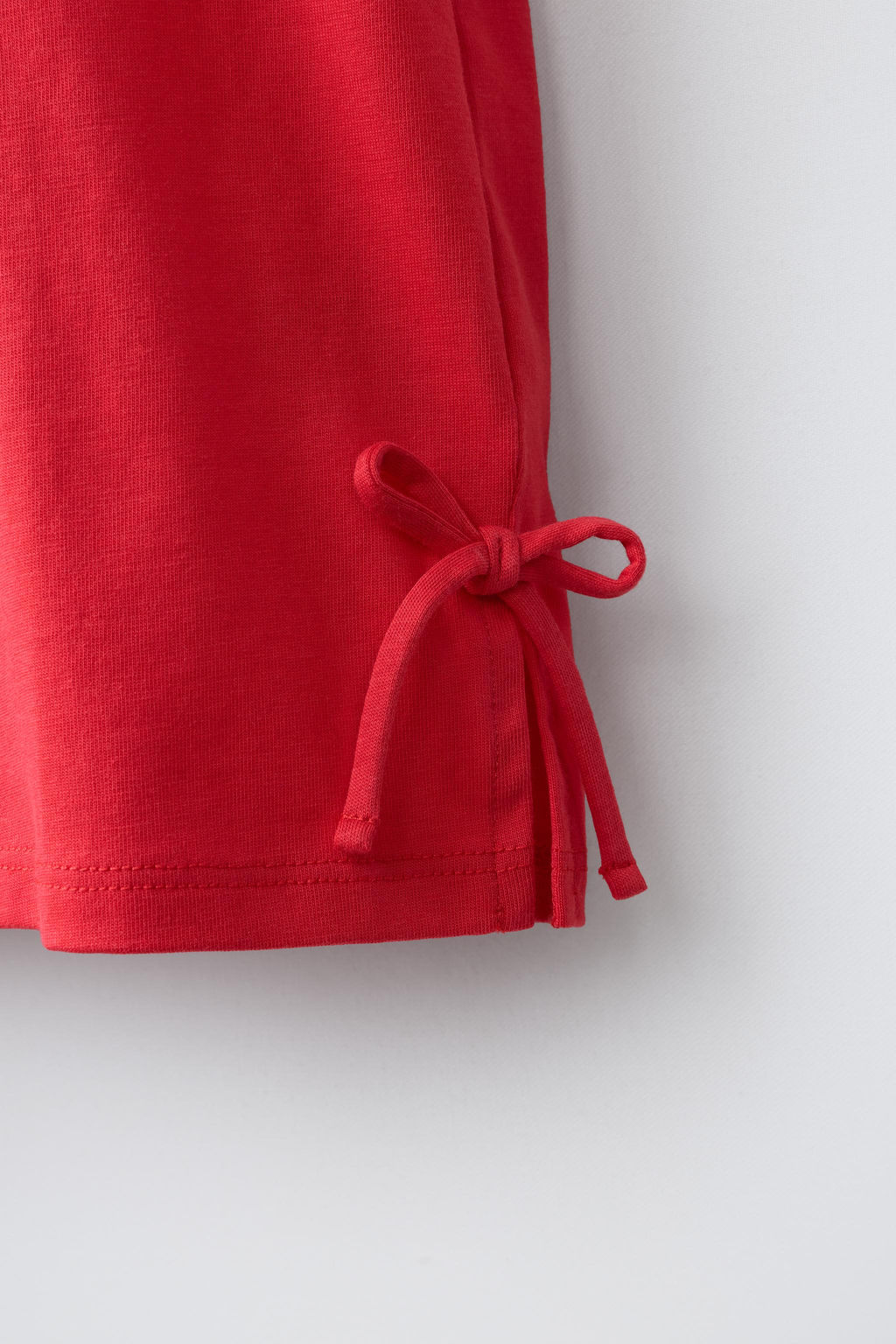 CAMISETA DETALLE PUNTO CROCHET / Rojo - Zara фото 4