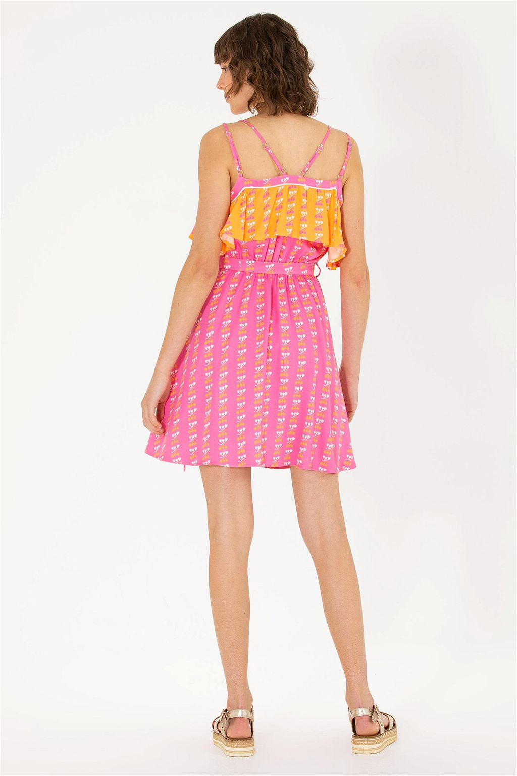 U. S. Polo Assn Женское тканое платье цвета фуксии - U.s. polo assn фото 12