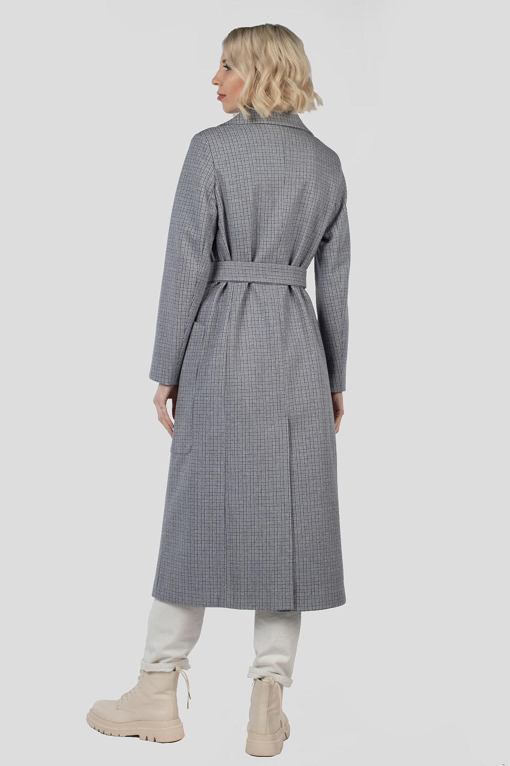 Пальто женское демисезонное (пояс) - El podio фото 6