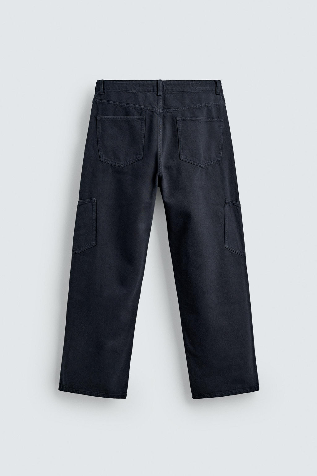 PANTAL?N CARGO STRAIGHT FIT / Marino oscuro - Zara фото 9