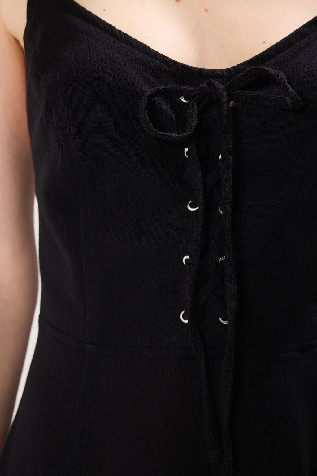 TRENDYOLMILLA Turuncu Belden Ac?lan Baglama Detayl? Midi Dokuma Elbise TWOSS23EL01913  фото 3