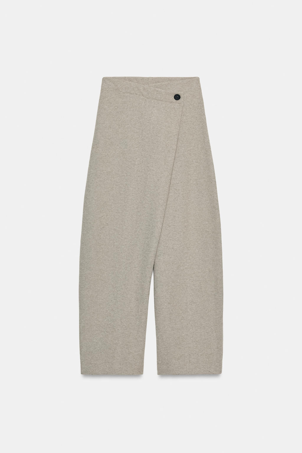 WRAPOVER TROUSERS WITH BUTTON