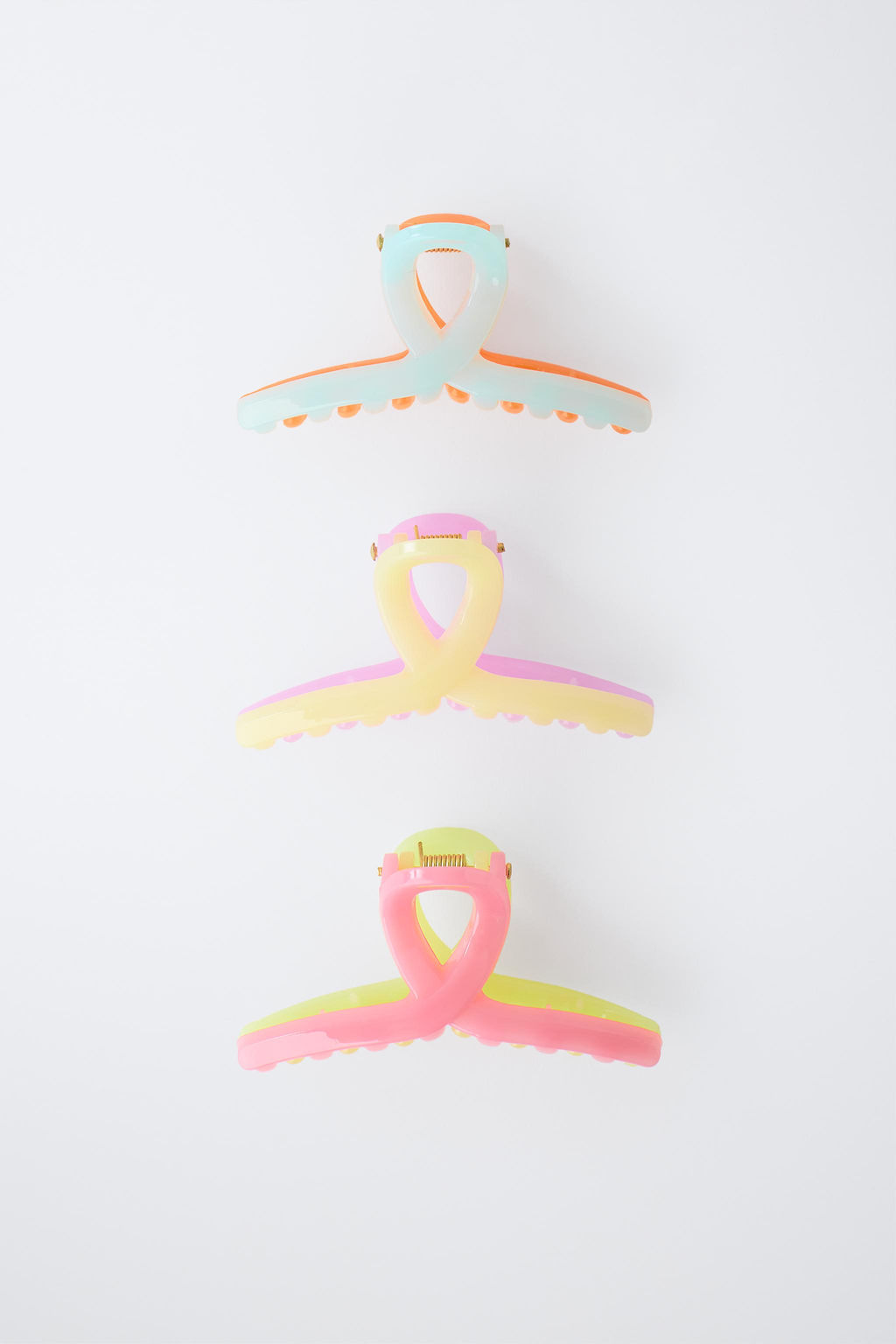 PACK TRES PINZAS NUDO / Multicolor - Zara фото 4