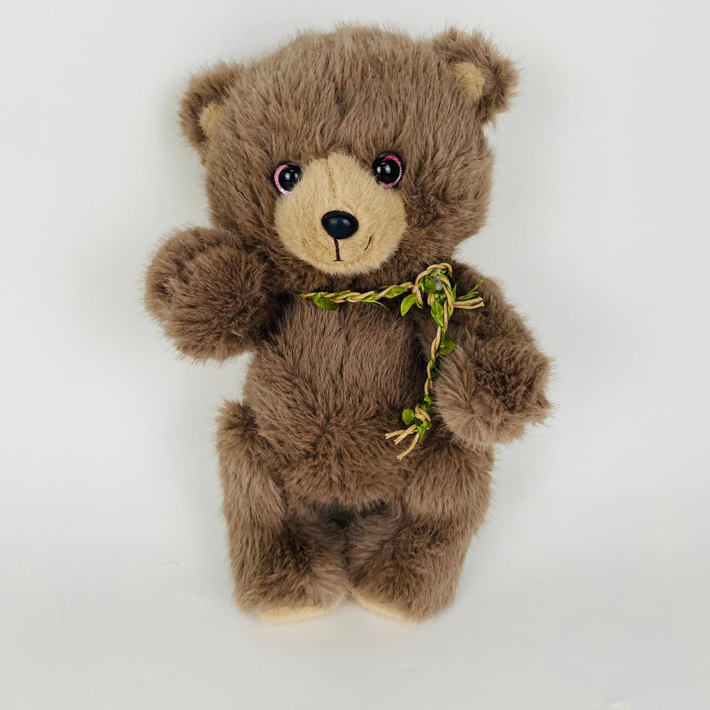 Мягкая игрушка Мишка с плетенным украшением на шее 35 см (арт. 9542/35) - Storyland фото 12