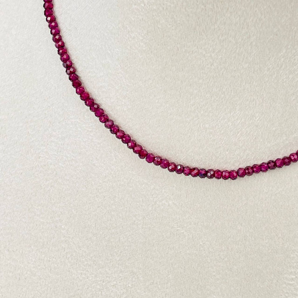 Колье из Граната (Альмандин) 43 см +