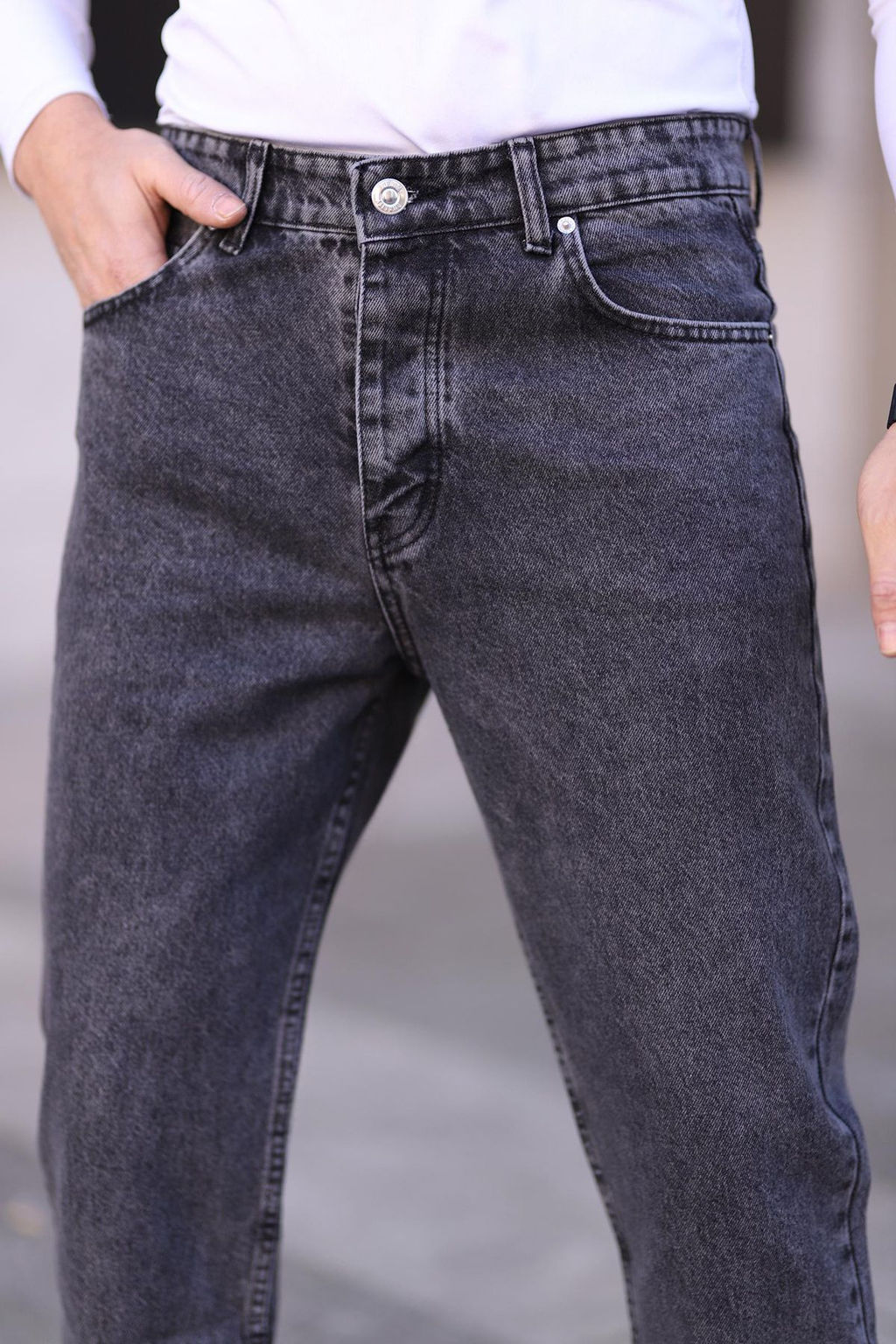 TRENDYOL MAN Ac?k Mavi Boyfriend Kot Pantolon Jeans TMNAW25JE00020 - Trendyolmilla фото 22
