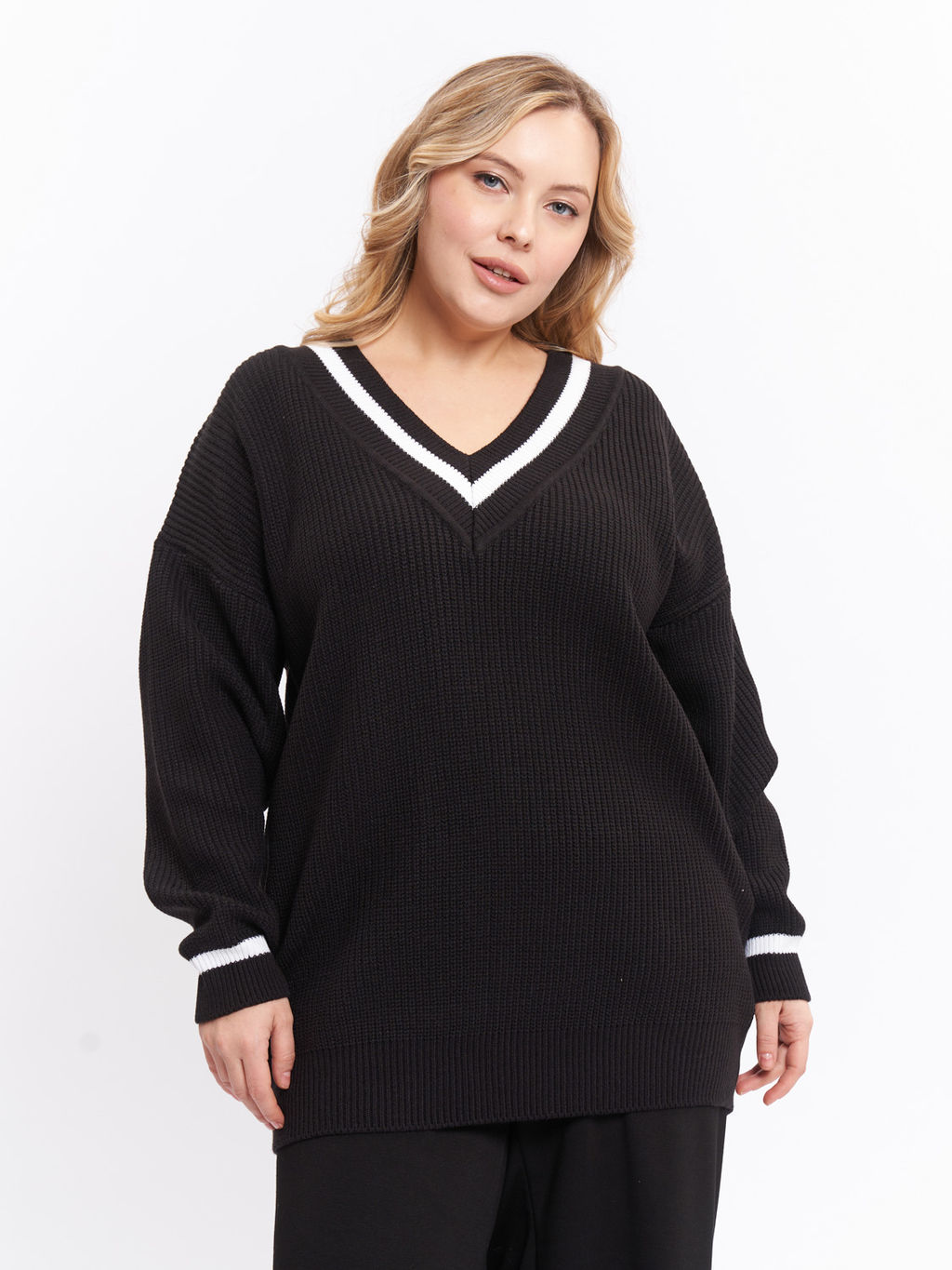 Джемпер вязаный DG39166BLK01 - Артесса фото 8