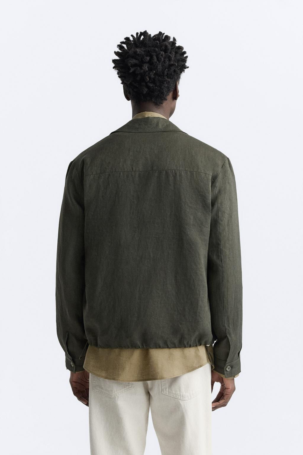 100% LINEN JACKET - Zara фото 12