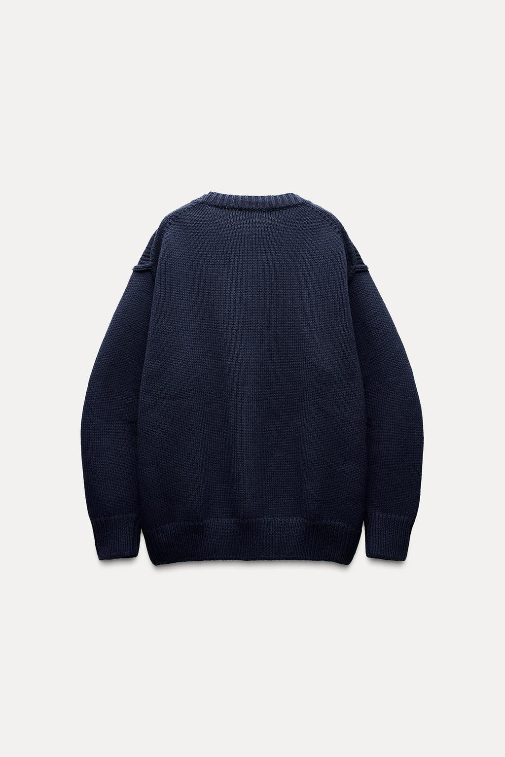 PLEATED SLEEVE KNIT CARDIGAN - Zara фото 7