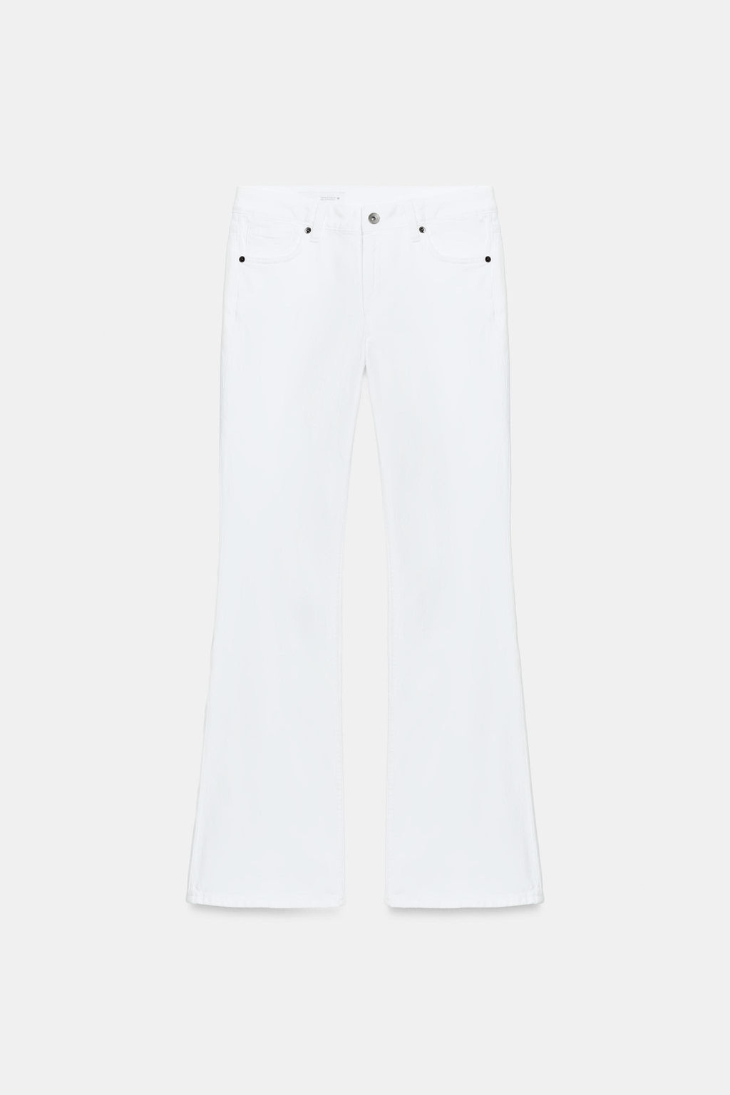 JEANS TRF BOOTCUT TIRO BAJO / Blanco - Zara фото 7