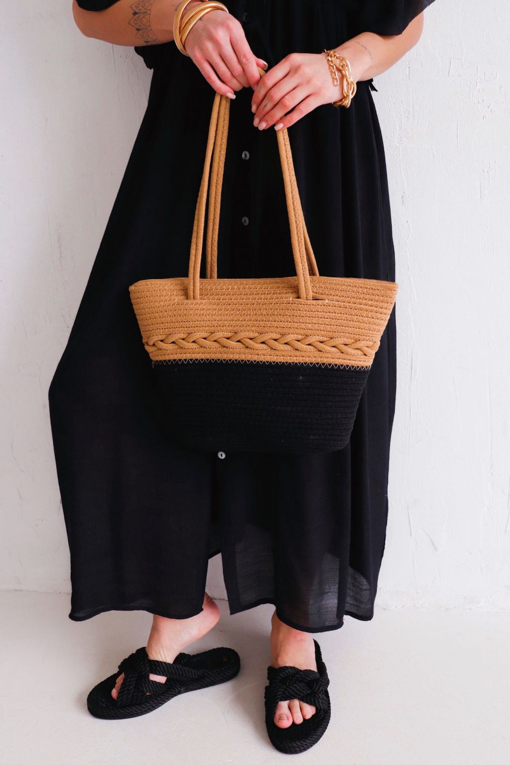 Martichelli Платье пляжное чёрное  фото 3