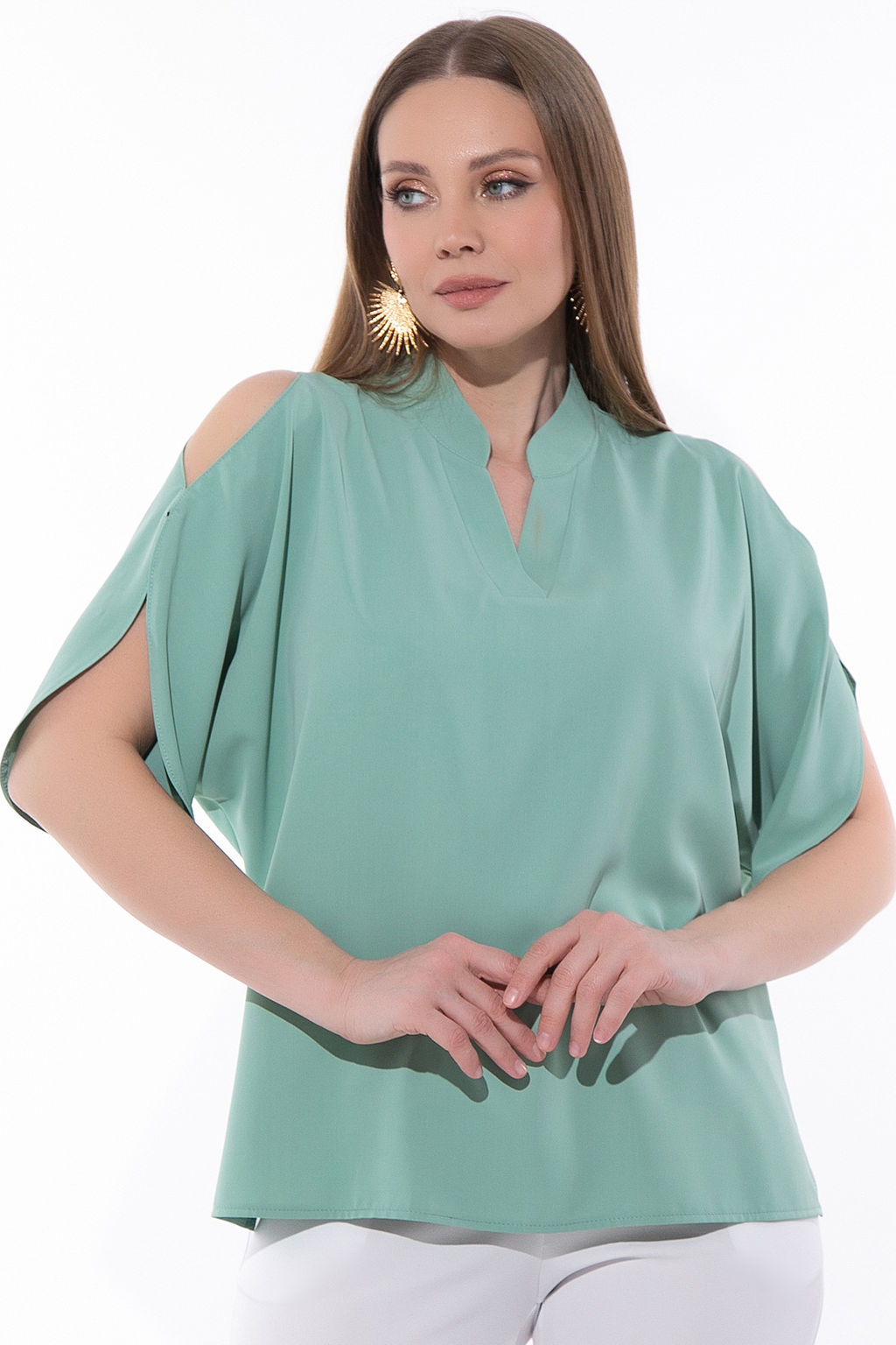 Блузон Лирика (мята) - Эльза фото 3