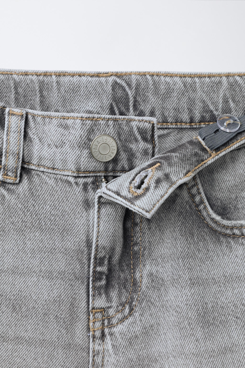 JEANS STRAIGHT / Gris claro - Zara фото 3