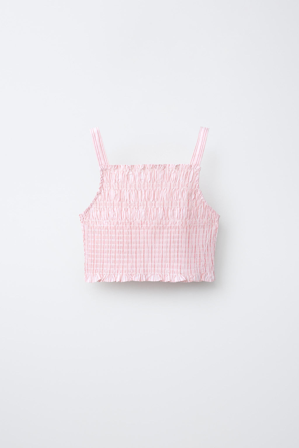 CAMISA Y TOP RAYAS FLORES LENTEJUELAS / Rosa pastel - Zara фото 4