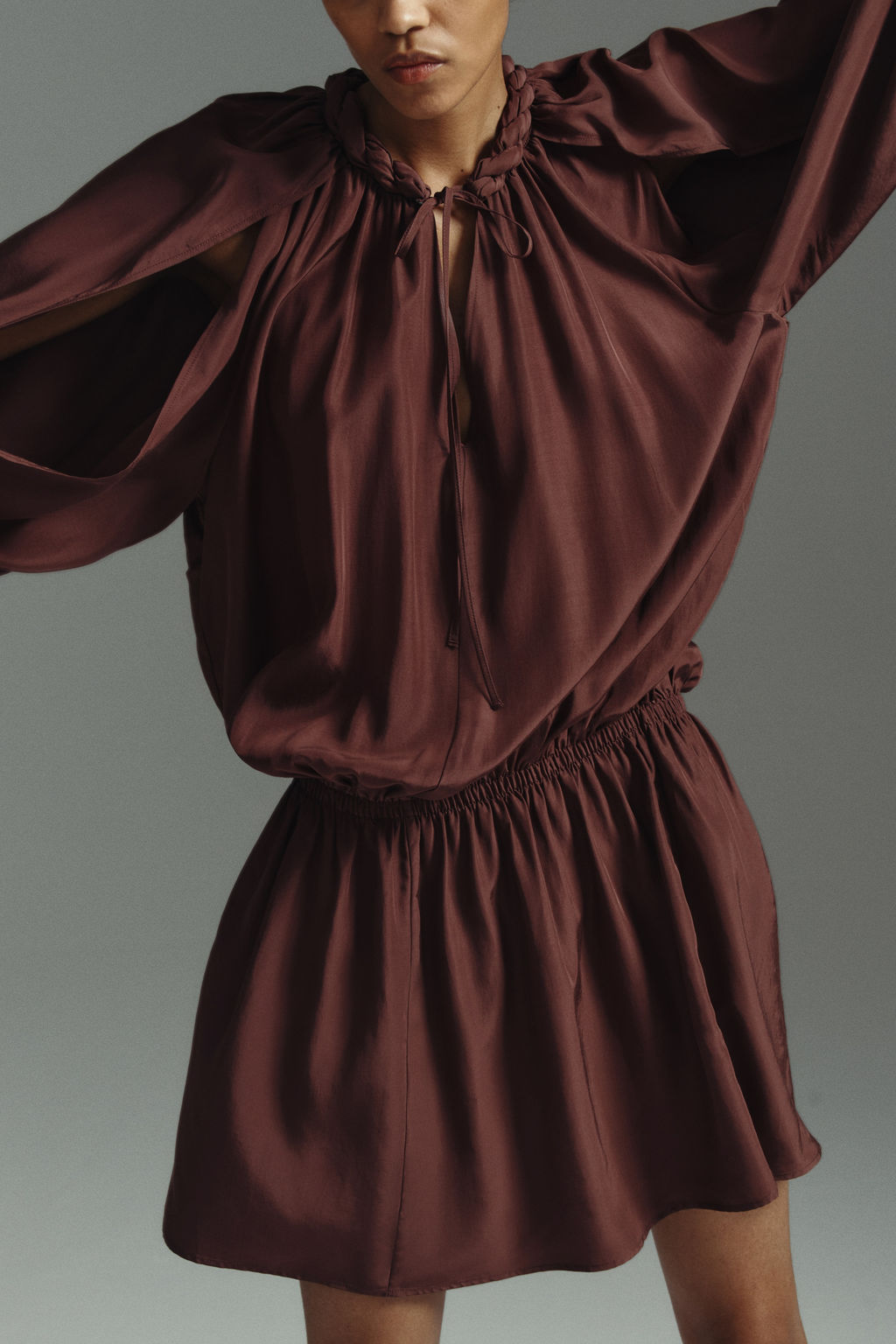 Vestido t?nica con detalle trenzado - H&m фото 4