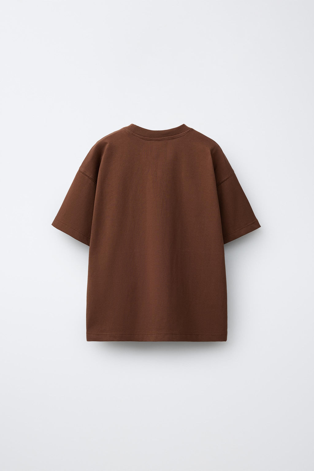 CAMISETA LISA / Marr?n vigor? - Zara фото 2