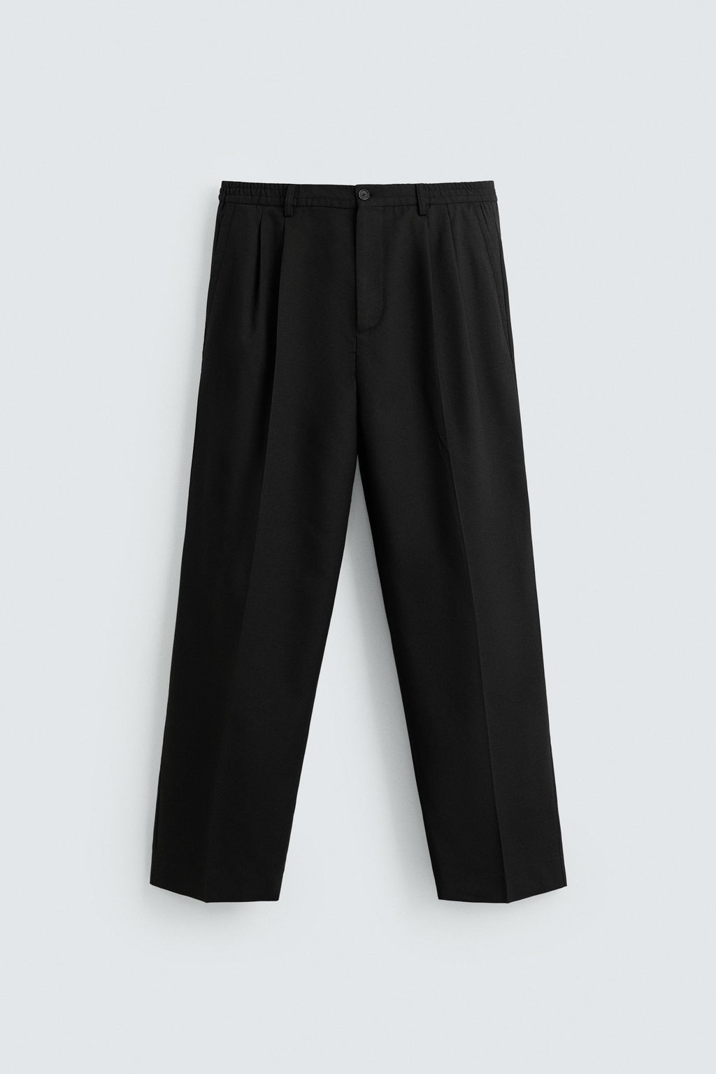 FLOWING WIDE-LEG PLEATED TROUSERS - Zara фото 7