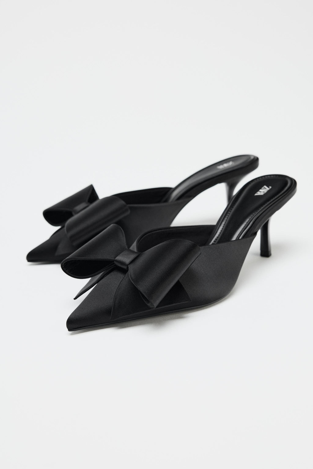 BOW HIGH-HEEL MULES - Zara фото 7
