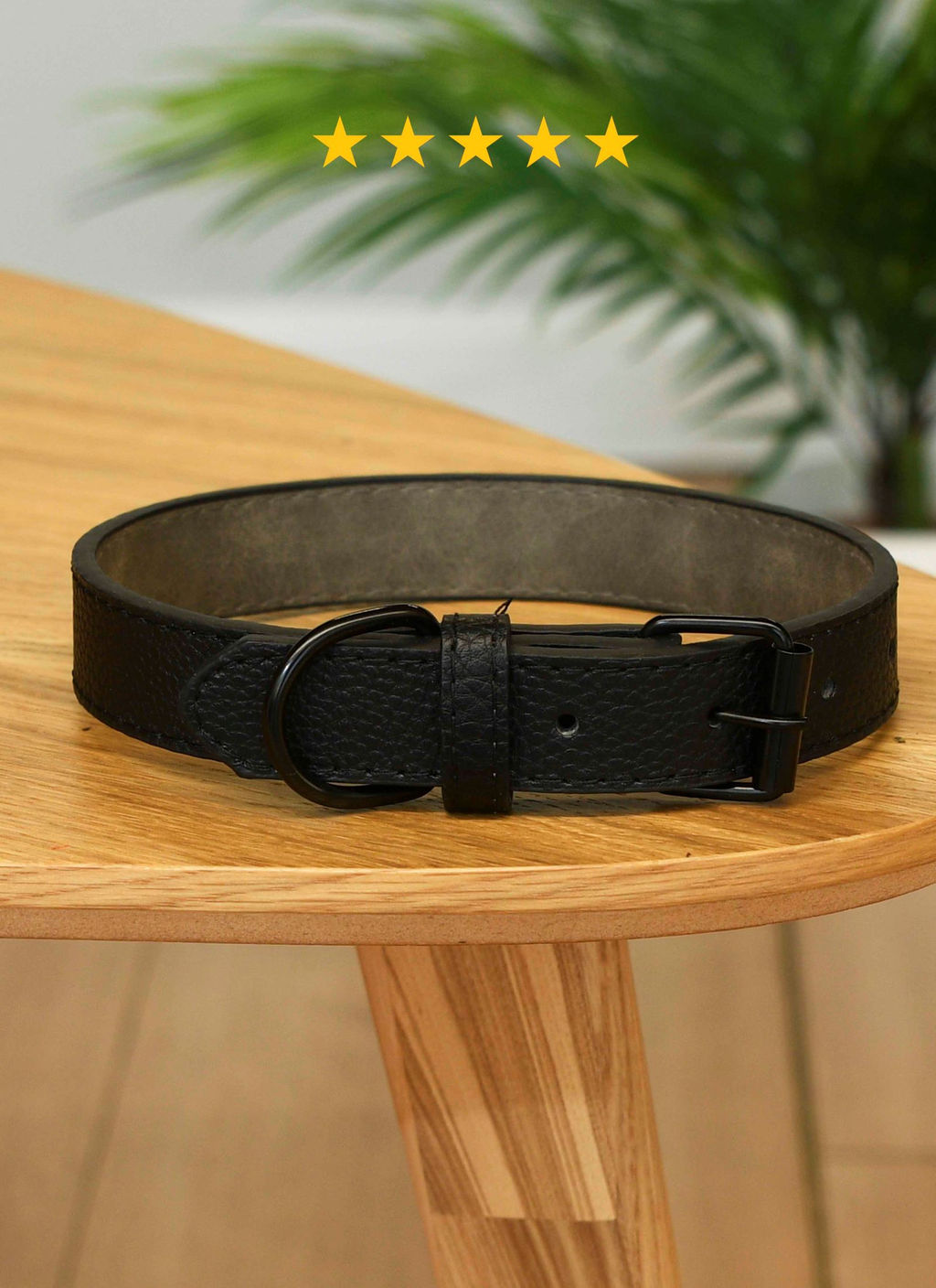 Ошейник для собак, классический, 2,5 см, экокожа, цвет в ассортименте PS198