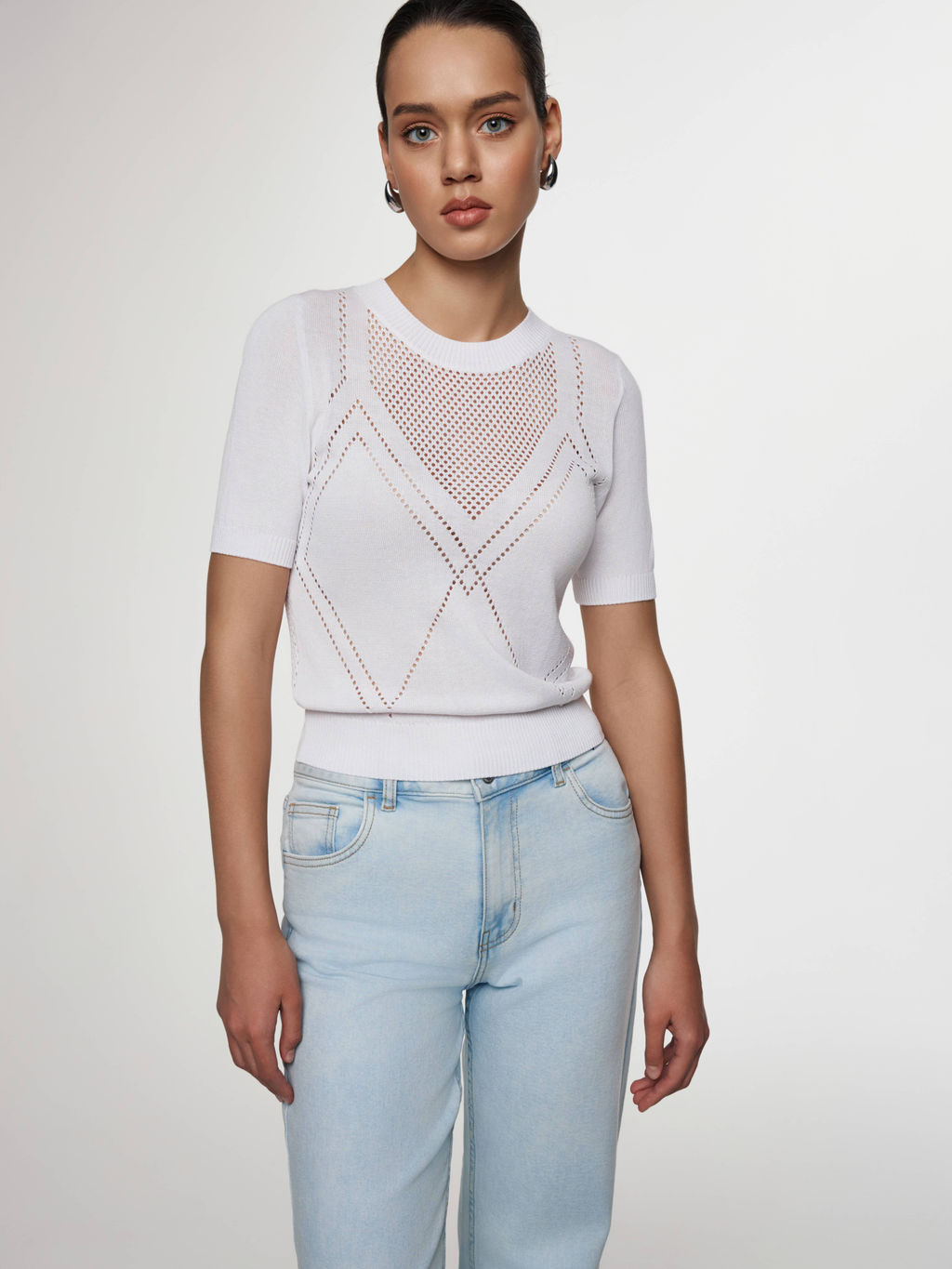 CONTE LDK 2330 Джемпер женский white - Conte elegant фото 2