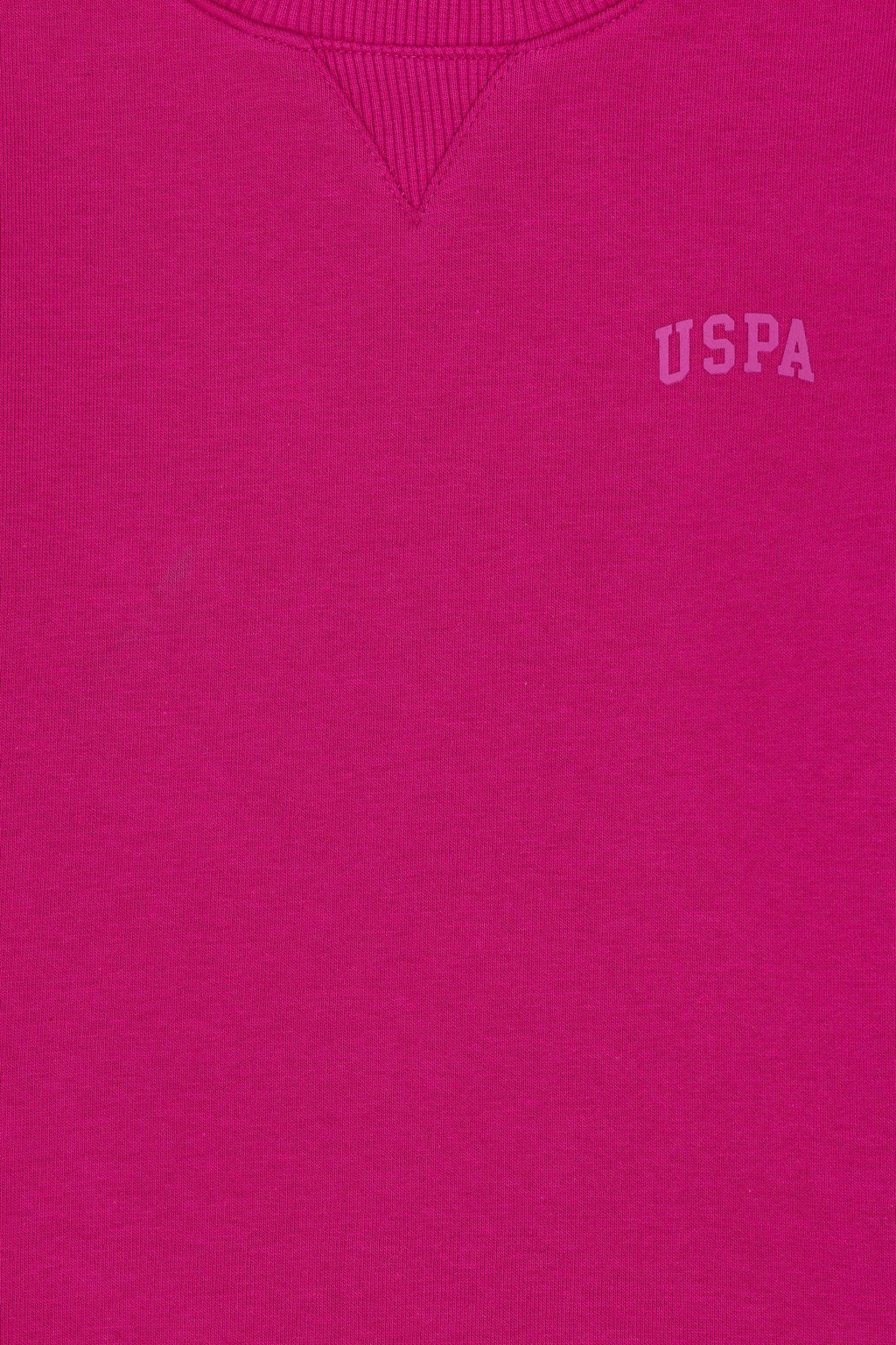 K_z _ocuk Fu_ya _ardonlu Bisiklet Yaka Basic Sweatshirt