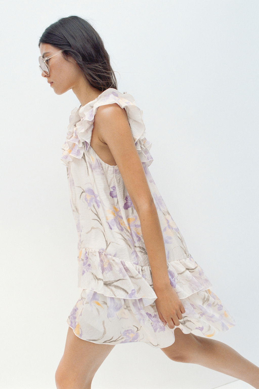 Vestido con ribetes de volante - H&m фото 2