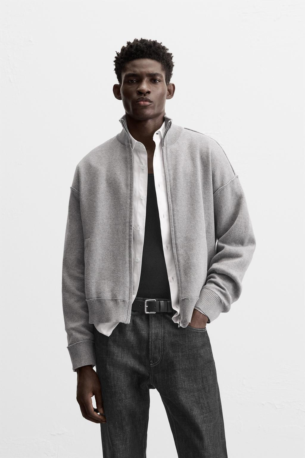 UNEVEN STITCH KNIT JACKET - Zara фото 2